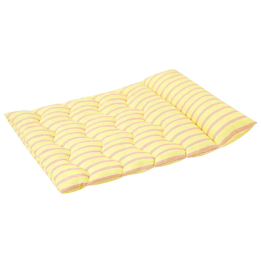 Color-Blocked Striped Breathable Double-Sided Soft Pet Mat