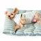 Color-Blocked Striped Breathable Double-Sided Soft Pet Mat