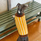 Colour Blocked Striped Polo Collar Dog Sweater For Small Dogs