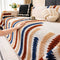 Colorful Color-Blocked Anti-Scratch Plush Sofa Protection Sofa Cover