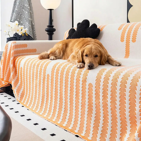 Cooling Ice Silk Breathable Heat-Absorbing Sofa Blanket Washable Sofa Cover