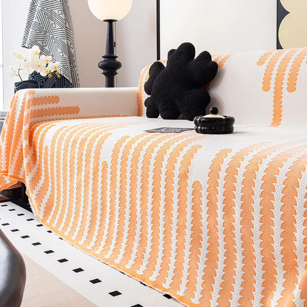 Cooling Ice Silk Breathable Heat-Absorbing Sofa Blanket Washable Sofa Cover