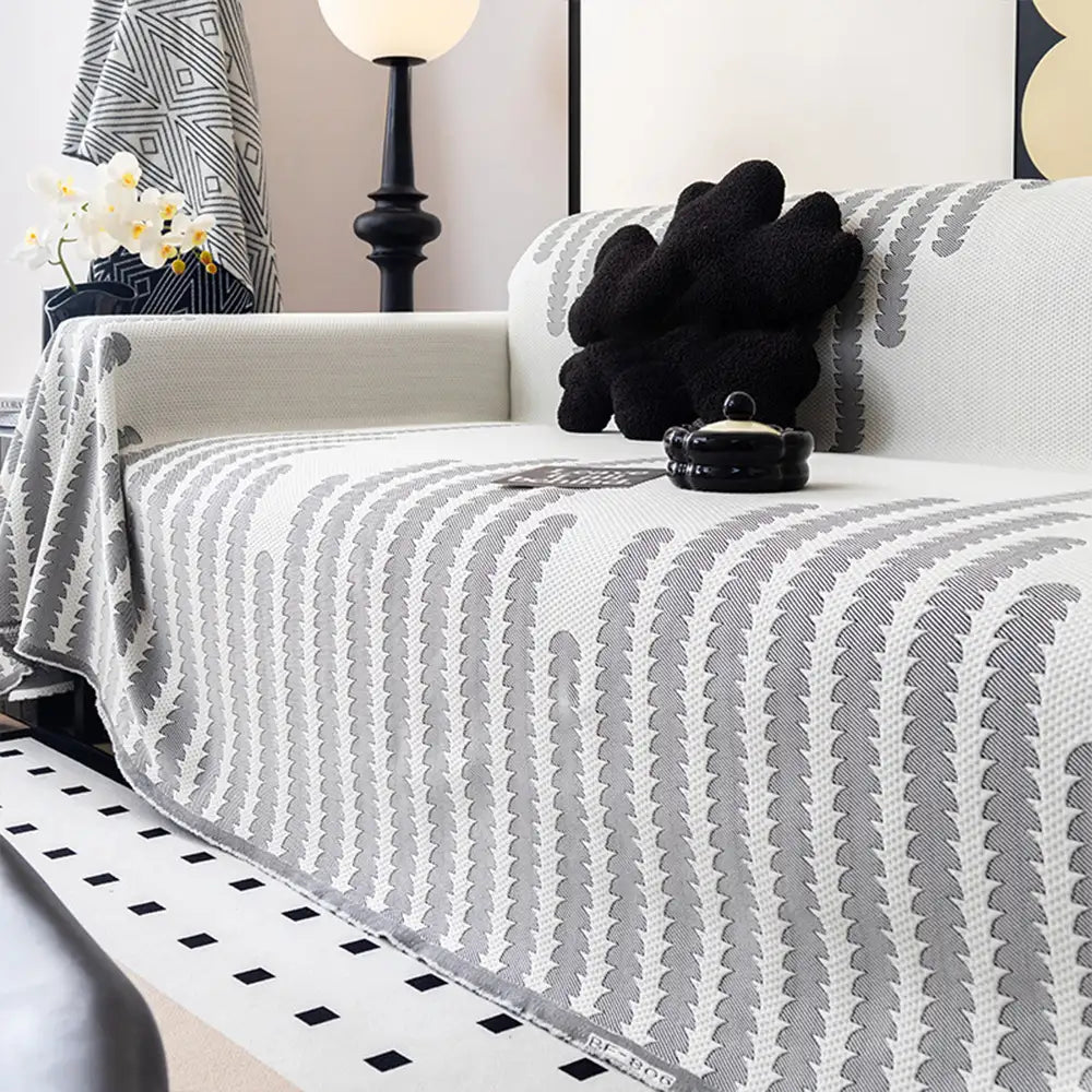 Cooling Ice Silk Breathable Heat-Absorbing Sofa Blanket Washable Sofa Cover
