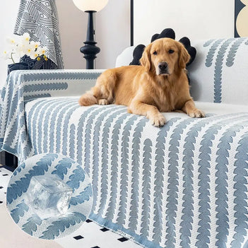 Cooling Ice Silk Breathable Heat-Absorbing Sofa Blanket Washable Sofa Cover