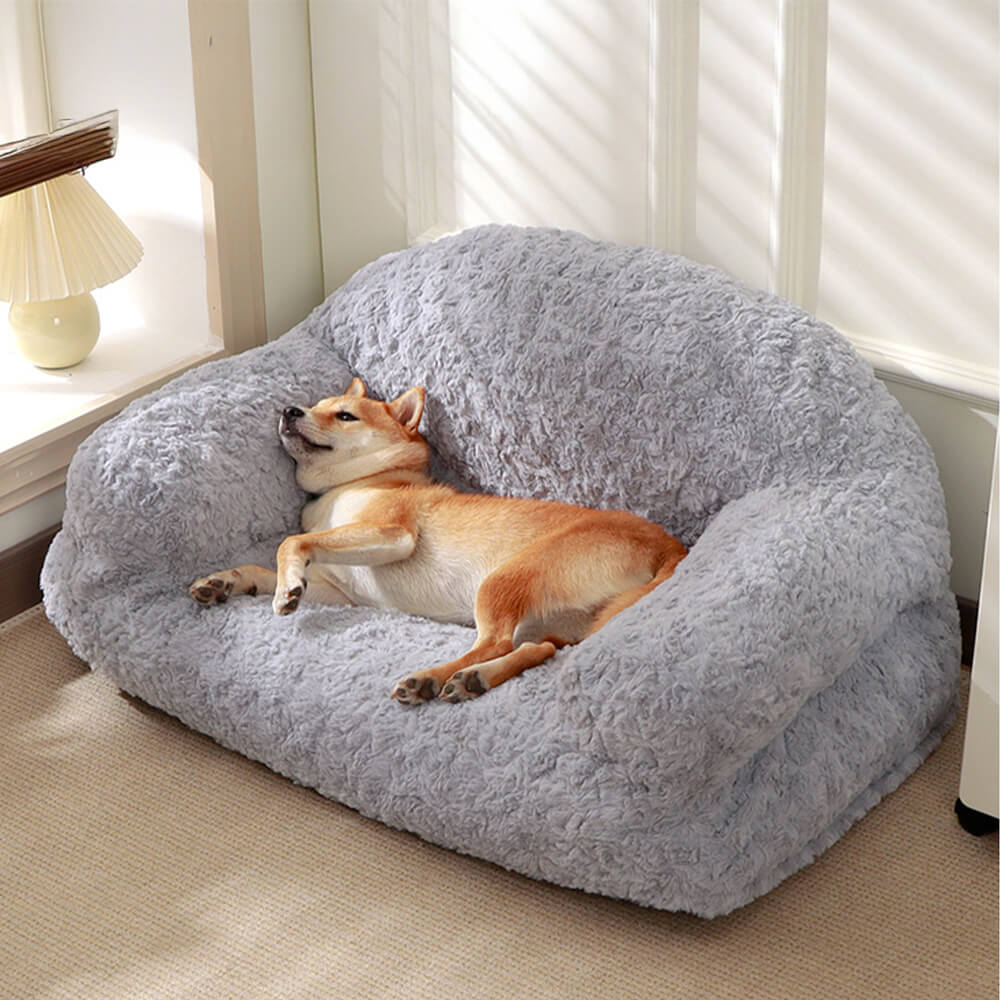 Cozy Full Support Warm Removable Washable Dog & Cat Sofa Bed