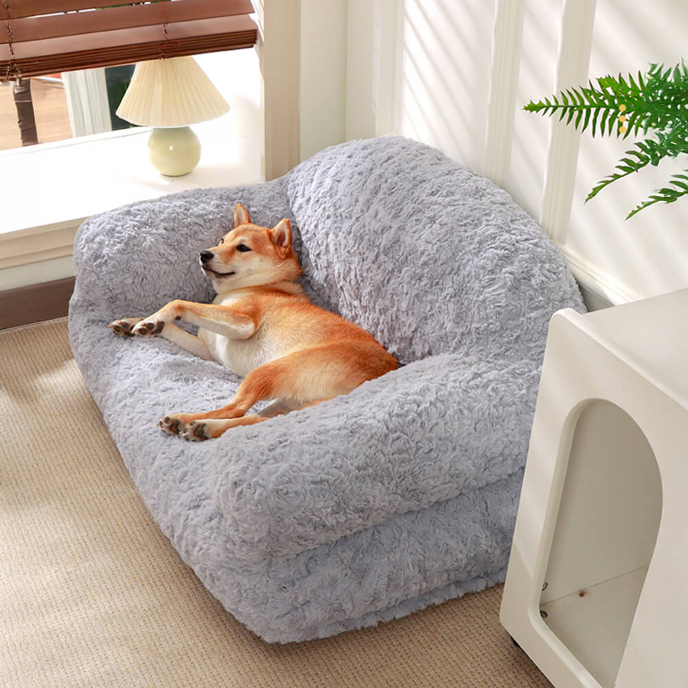 Canapé-lit confortable et lavable pour chien et chat, support complet, chaud et amovible