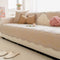 Cream Style Leaf Pattern Sofa Anti-Scratch Non-Slip Couch Cover