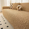 Cream Style Seersucker Breathable Stretchy Full-Coverage Magic Sofa Cover
