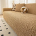 Cream Style Seersucker Breathable Stretchy Full-Coverage Magic Sofa Cover
