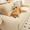 Cream Style Seersucker Breathable Stretchy Full-Coverage Magic Sofa Cover