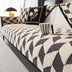 Diamond-Pattern Plush Sofa Cover