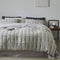Diamond Jacquard Double-Layer Crinkled Cotton Bed Sheet Set