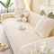 Elegant Herringbone Cream Aesthetic Stretch Magic Sofa Cover