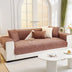 Embossed Geometric Pattern Soft Plush Quilted Non-Slip Sofa Cover
