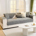 Embossed Geometric Pattern Soft Plush Quilted Non-Slip Sofa Cover