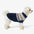 Fair Isle Pattern Knitted Linen Dog Sweater with Classic Collar
