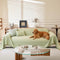 Faux Linen Scratch-Resistant Furniture Protector Sofa Blanket Sofa Cover