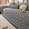 Faux Linen Scratch-Resistant Furniture Protector Sofa Blanket Sofa Cover