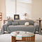 Faux Linen Scratch-Resistant Furniture Protector Sofa Blanket Sofa Cover