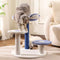 Flower Multi-Level Sisal Scratching Post Cat Tree