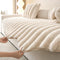 Fluffy Comfort Plush Furniture Protection Decorative Sofa Cover