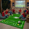 Football Field Pattern Scratch-Resistant Non-Slip Rug