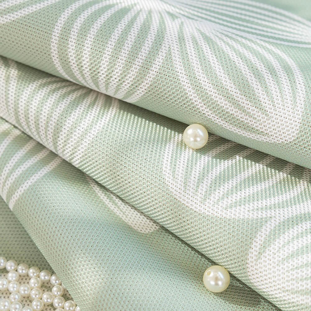 Fresh Floral Ice Silk Cooling Non-Slip Sofa Cover