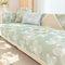 Fresh Floral Ice Silk Cooling Non-Slip Sofa Cover