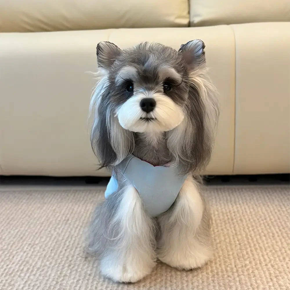 Functional Color-Block Dual-Sided Reversible Wear Dog Vest Coat