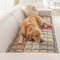 Handmade Vintage Floral Soft Stuffed Pet Mat Non-Slip Sofa Cover