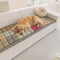 Handmade Vintage Floral Soft Stuffed Pet Mat Non-Slip Sofa Cover