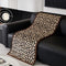 Leopard Print Plush Quilted Couch Cover