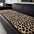 Leopard Print Plush Quilted Sofa Cover