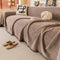 Linework Pattern Chenille Comfortable Scratch-Resistant Sofa Protection Sofa Cover