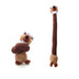 Long Neck Animal Squeaky Plush Dog Toy Interactive Chew Toy