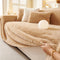 Luxury Skin-Friendly Long Faux Fur One-Piece Multi Functional Sofa Cover