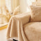 Luxury Skin-Friendly Long Faux Fur One-Piece Multi Functional Sofa Cover