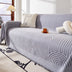 Minimalist Arch Motif Scratch-Resistant Chenille Throw Sofa Cover