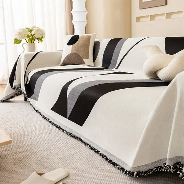 Modern Art Chenille All-Season Universal Fit Multifunctional Sofa Cover