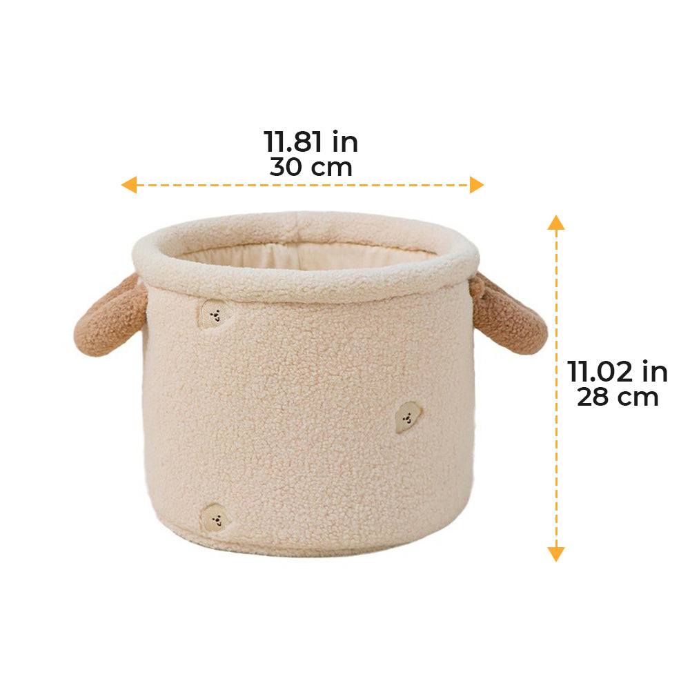 Panier de rangement multifonctionnel et durable pour jouets en peluche pour chien