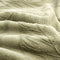 Ensemble de draps en velours de lait chaud gaufré à feuilles naturelles