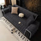 One-Piece Cozy Flannel Sofa Protection Non-Slip Sofa Cover