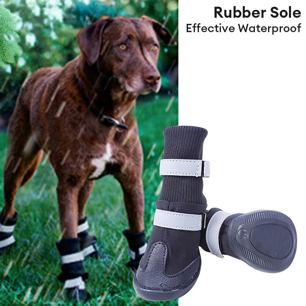 Outdoor Waterproof Warm Durable Reflective Dog Boots