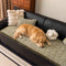 Pet-Friendly Chenille Textured Non-Slip Couch Cover with Frayed Edges