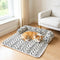 Plush Leaf Jacquard Non-Slip Pet Mat Pet Bed