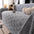 Plush Paw-Patterned Soft Sofa Protector Throw Sofa Cover