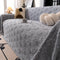 Plush Paw-Patterned Soft Sofa Protector Throw Sofa Cover