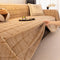 Plush Quilted Classic Checkered Comfortable Thickened Sofa Cover