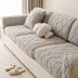 Plush Stone-Shaped Creative Texture Stretch Universal Fully Fitted Sofa Cover