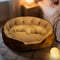 Plush Warm Comfortable Round Deep Sleep Dog Bed